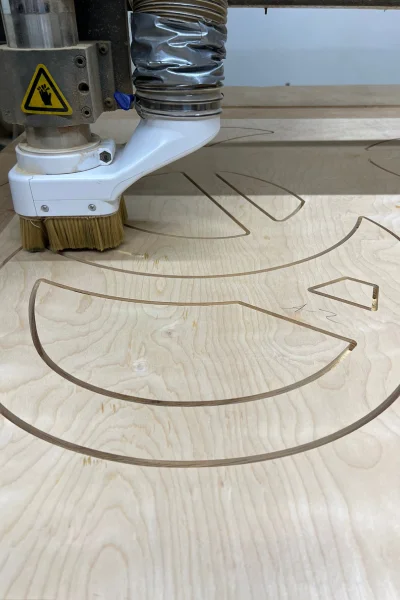 CNC Cut Plywood Component